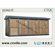 33kv Prefabricated Distribution Combined Substation Power Transmission Power Supply Substation, Prefabricated Substation, Combined Substation